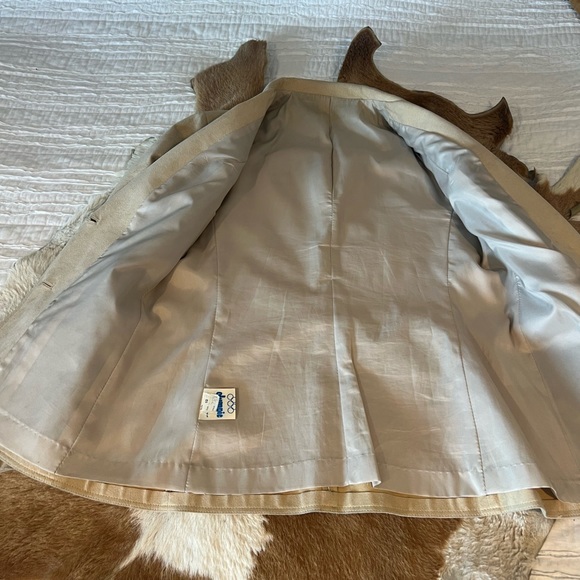 Vintage 100% leather blazer style jacket - Picture 2 of 5